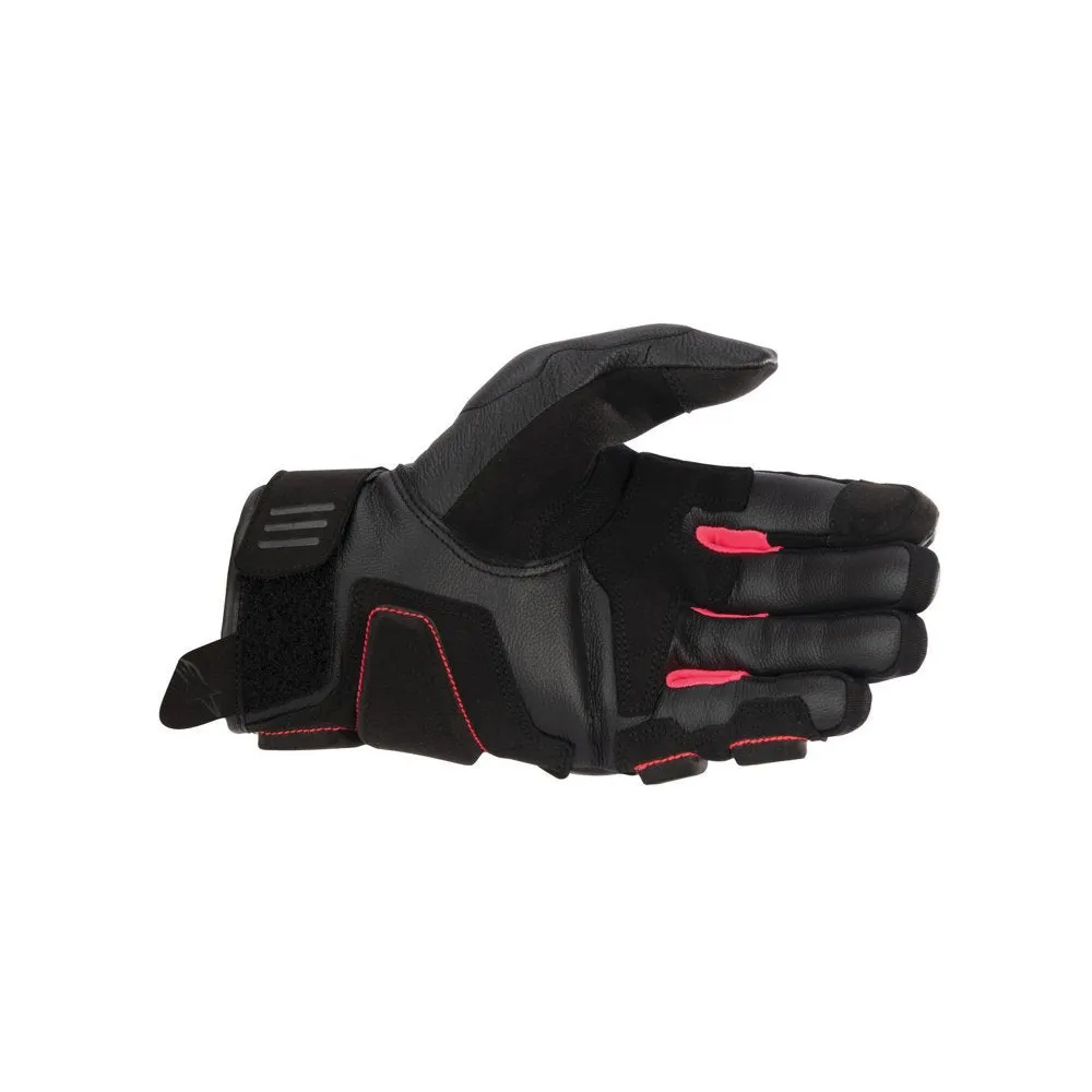 Alpinestars Stella Phenom Leather Motorcycle Gloves Black Diva Pink