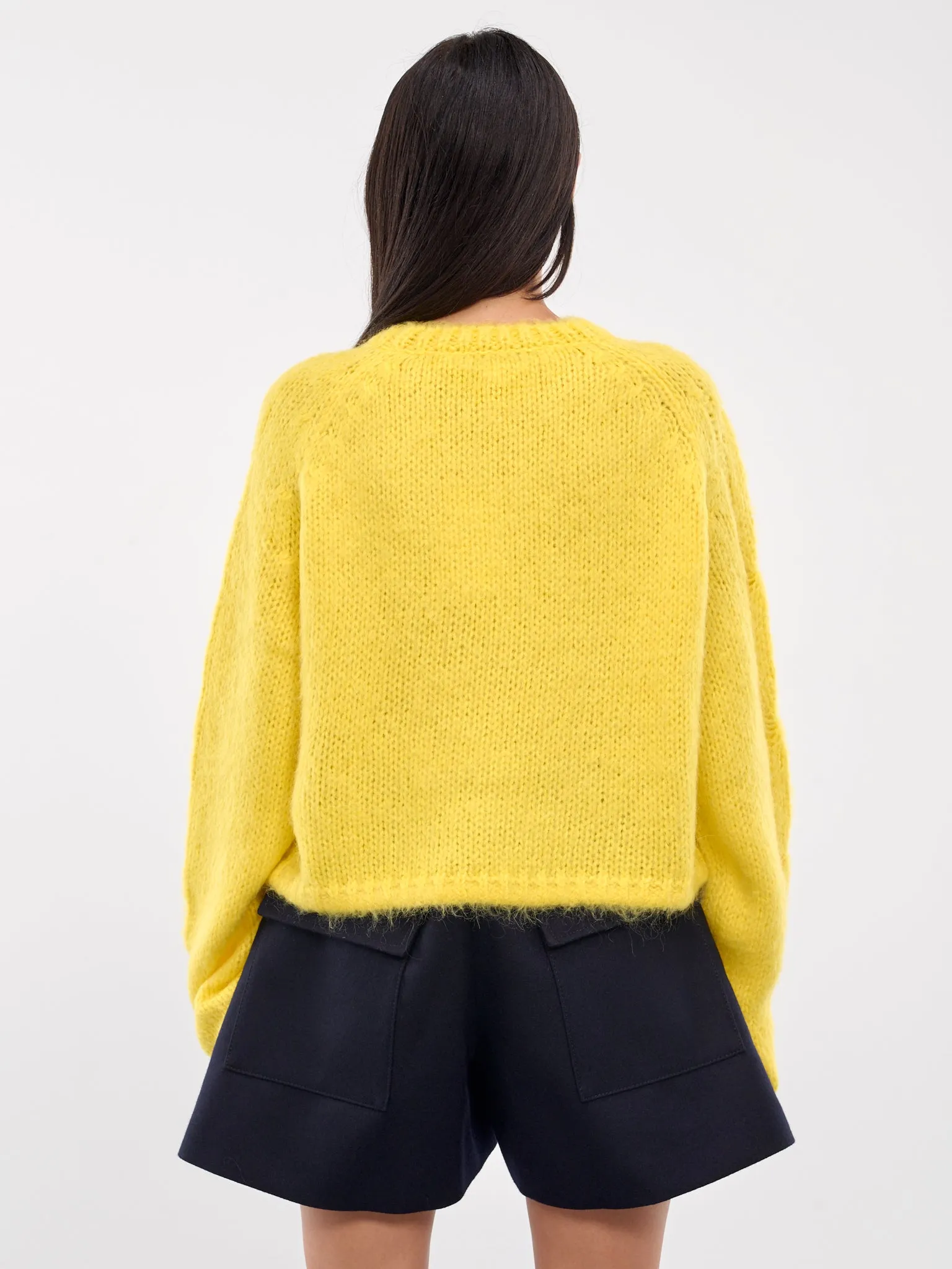 Cable Knit Sweater (KW1230-YN0314-BRIGHT-YELLOW)