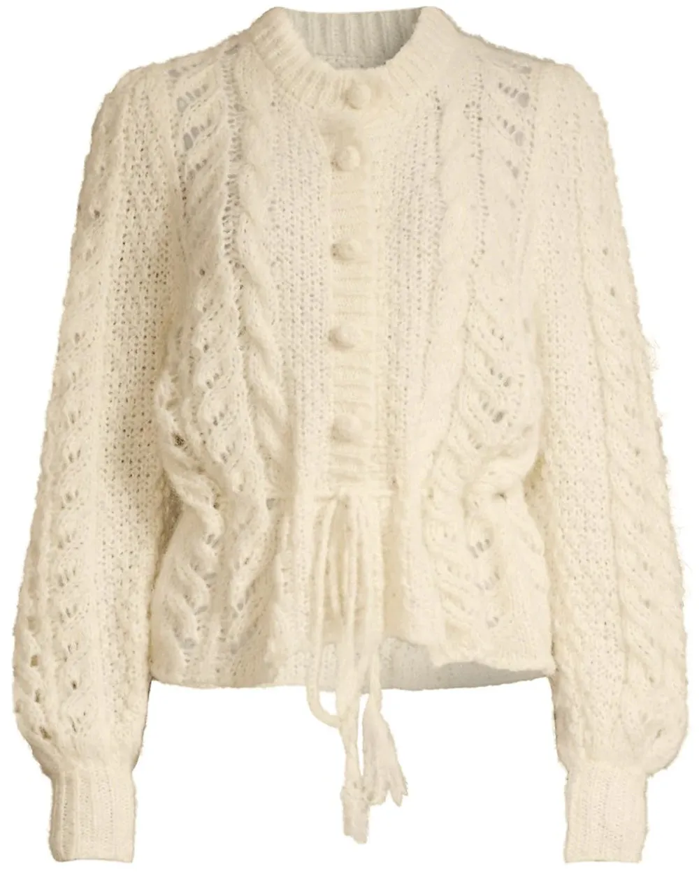 Cream Knit Girard Cardigan