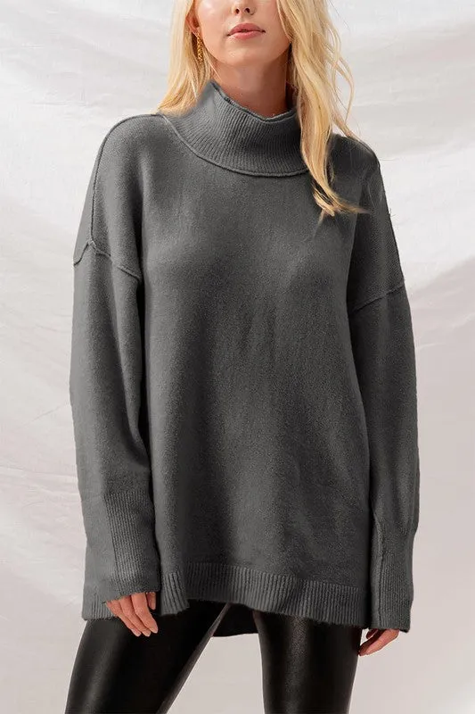 DEMI SWEATER - CHARCOAL