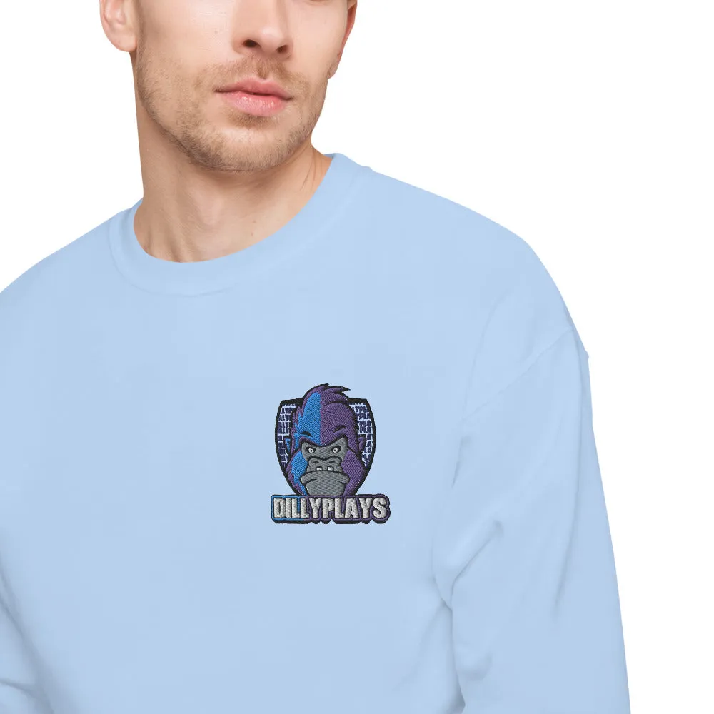 DillyPlays fleece sweatshirt