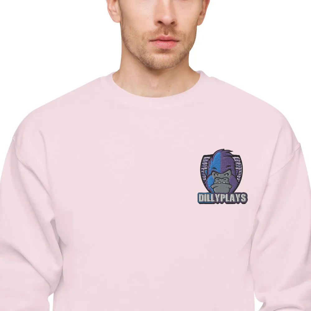 DillyPlays fleece sweatshirt