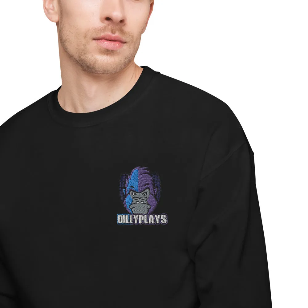 DillyPlays fleece sweatshirt