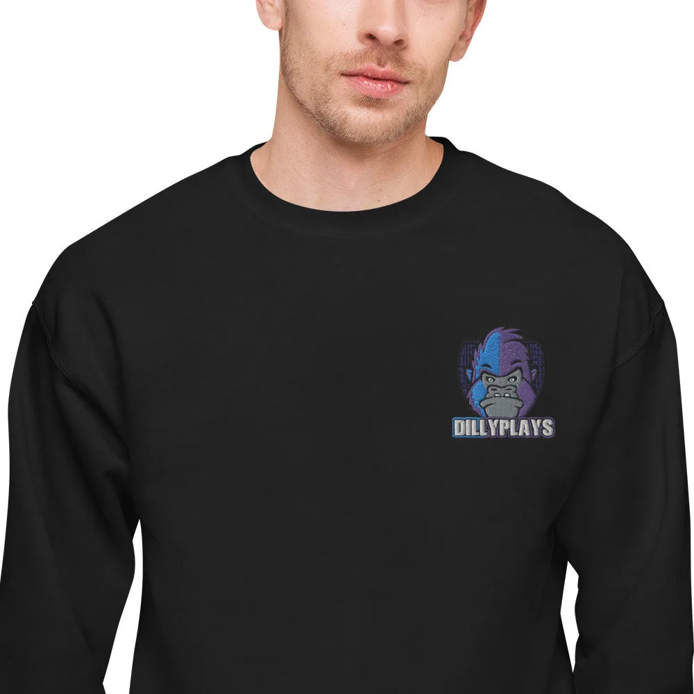 DillyPlays fleece sweatshirt