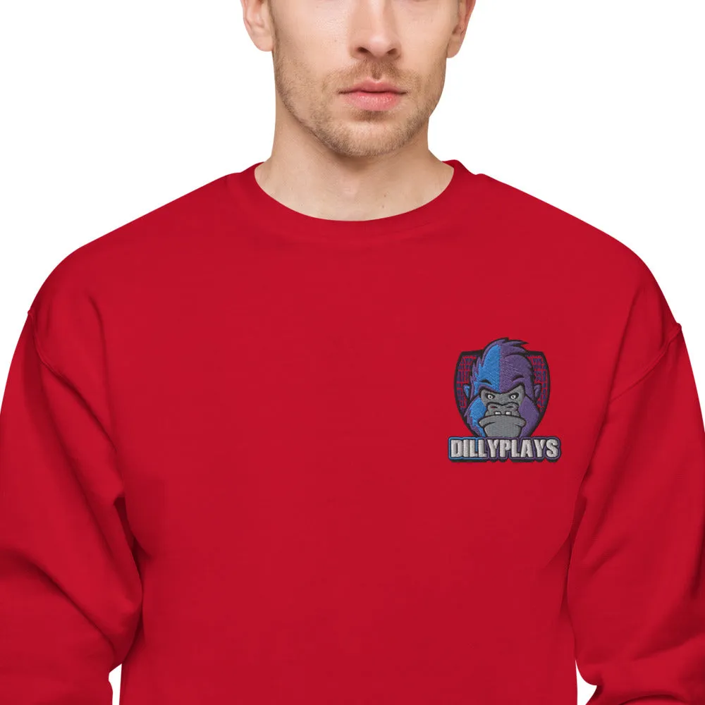 DillyPlays fleece sweatshirt