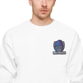 DillyPlays fleece sweatshirt