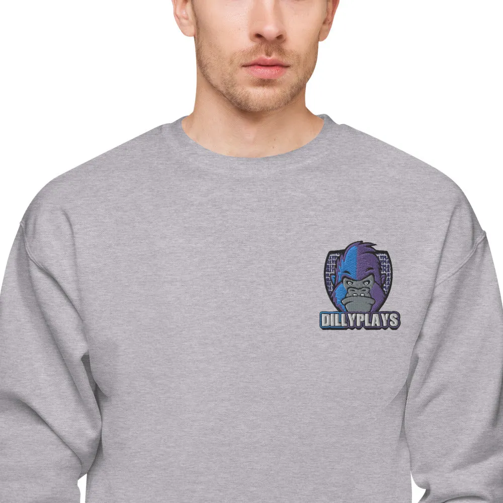 DillyPlays fleece sweatshirt