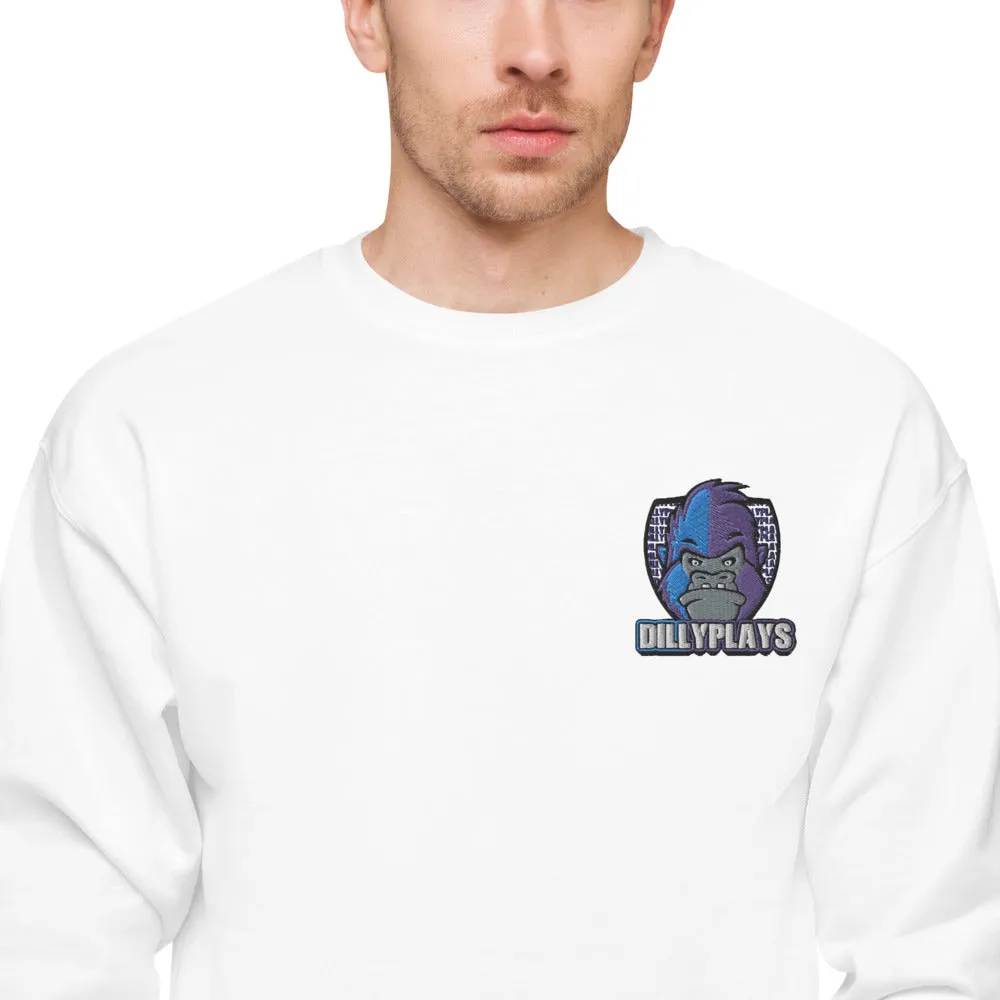 DillyPlays fleece sweatshirt