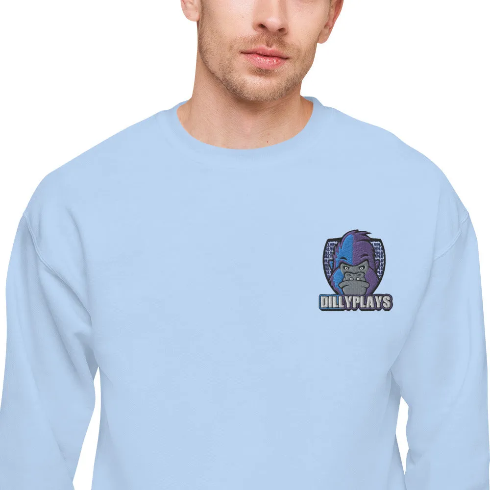 DillyPlays fleece sweatshirt