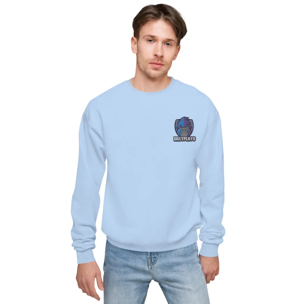 DillyPlays fleece sweatshirt