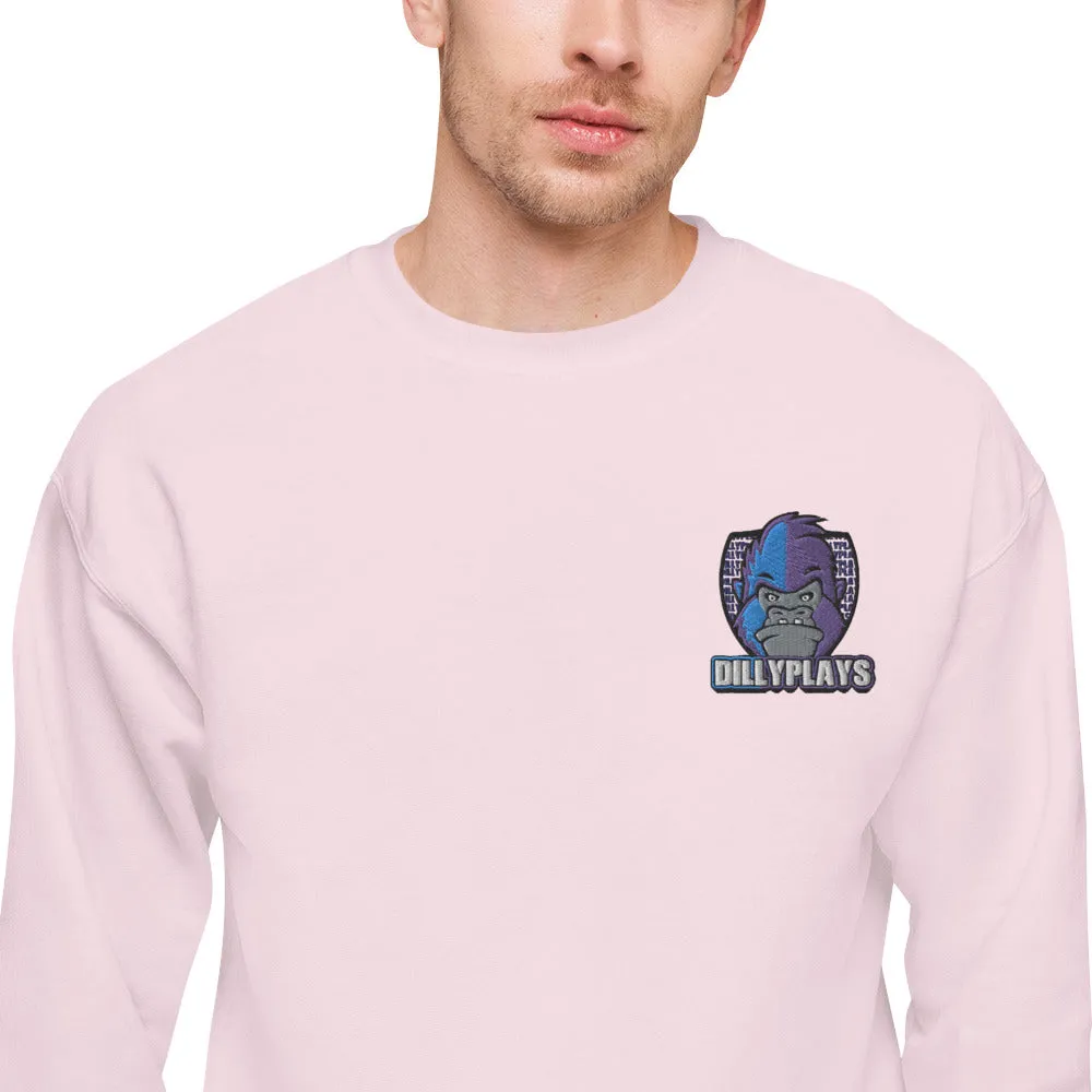 DillyPlays fleece sweatshirt