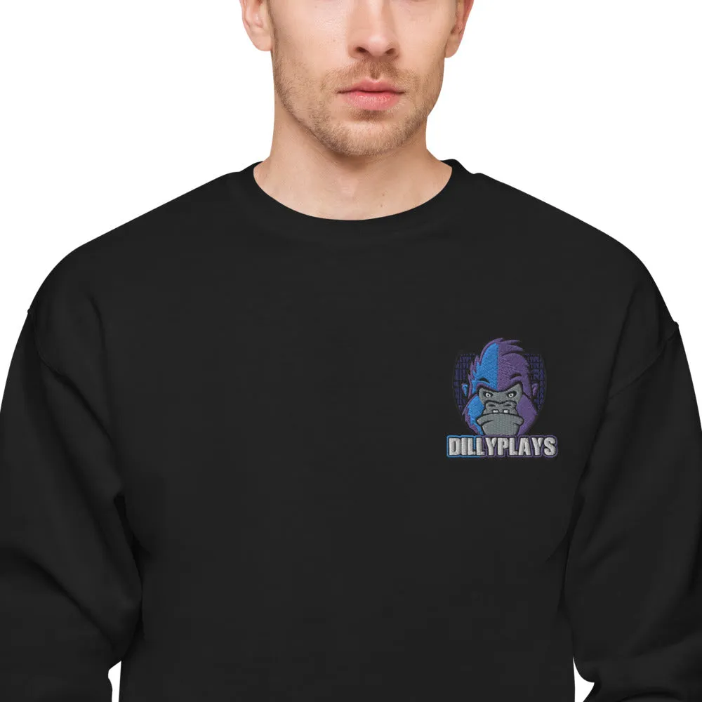 DillyPlays fleece sweatshirt