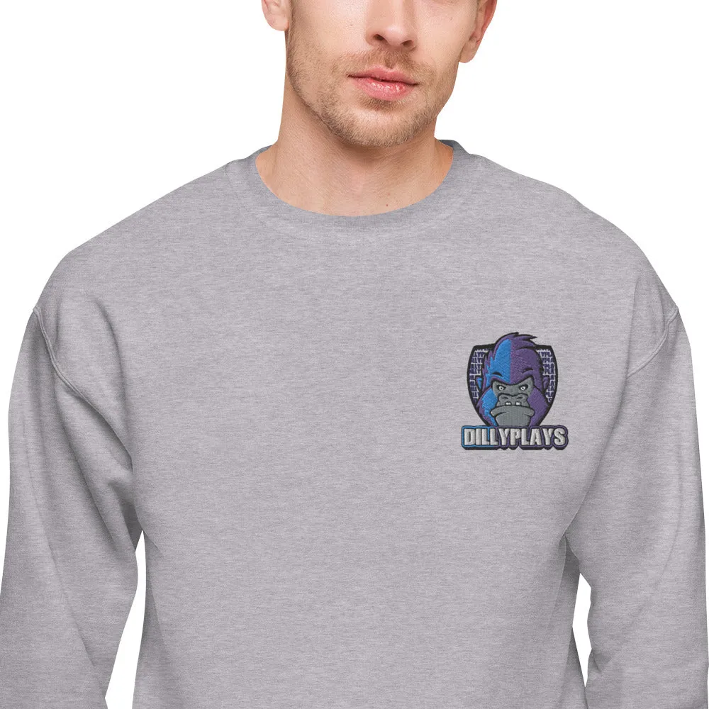 DillyPlays fleece sweatshirt