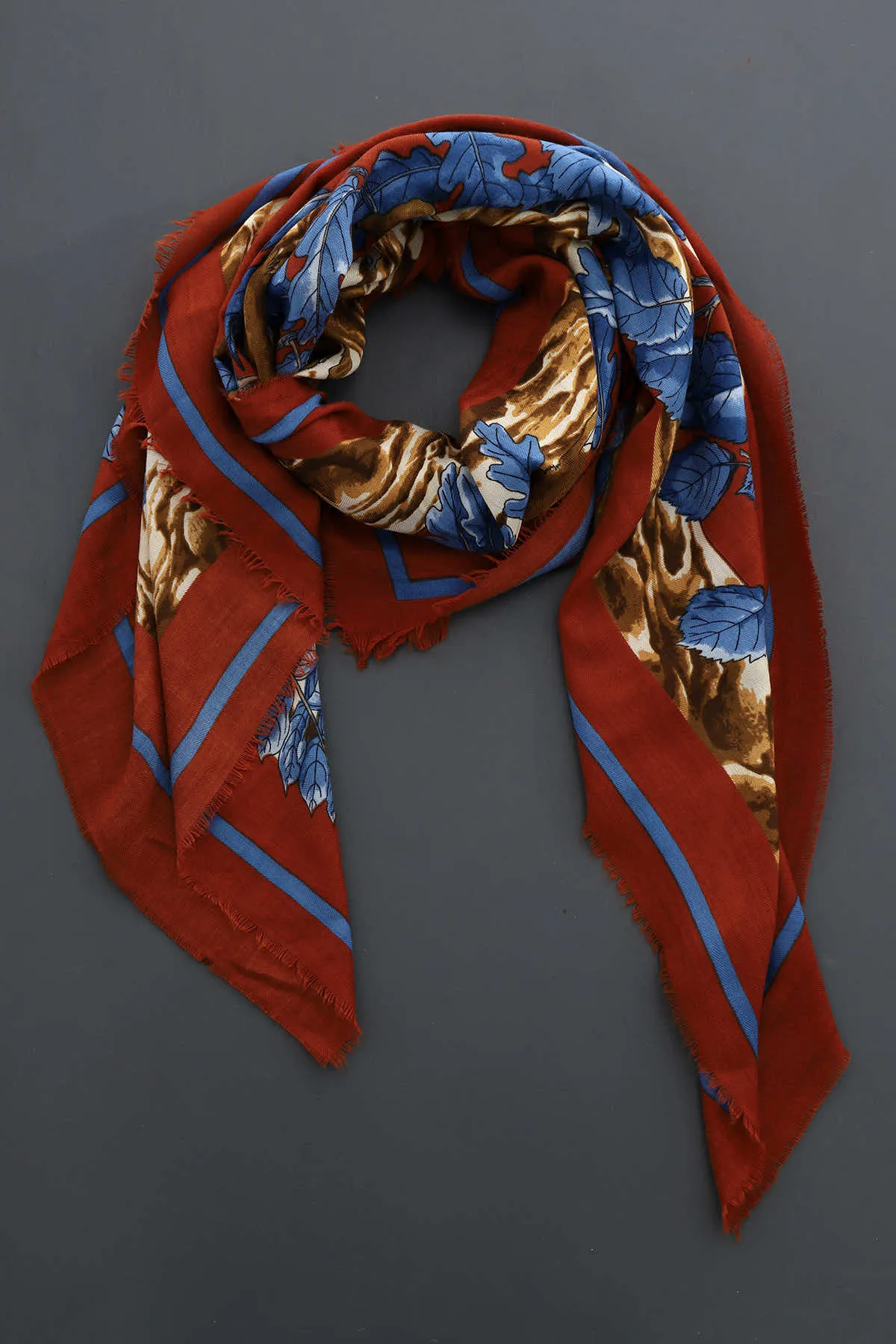 Elaine Scarf Burnt Orange