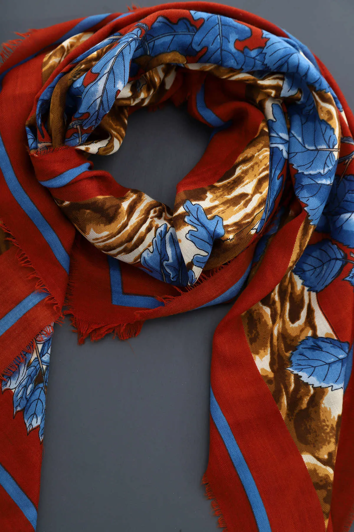 Elaine Scarf Burnt Orange