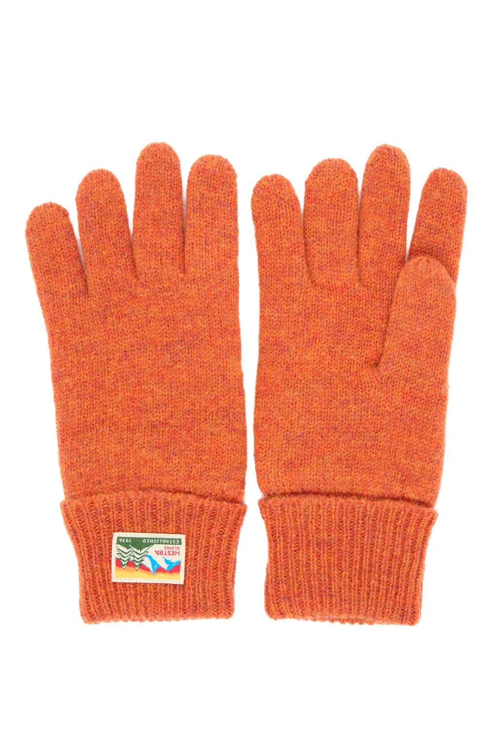 Hestra Raggwool Gloves - Brick red