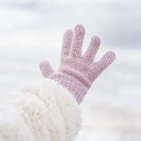 Kids' Knit Gloves Cashmere Blend