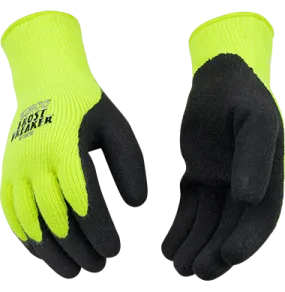 Kinco 1875 Frost Breaker Hi-vis Heavy Thermal 7-Gauge Acrylic Knit Shell Gloves (One Dozen)