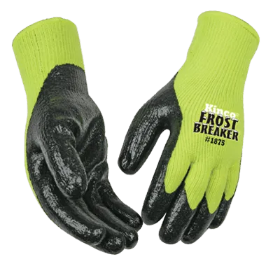 Kinco 1875 Frost Breaker Hi-vis Heavy Thermal 7-Gauge Acrylic Knit Shell Gloves (One Dozen)