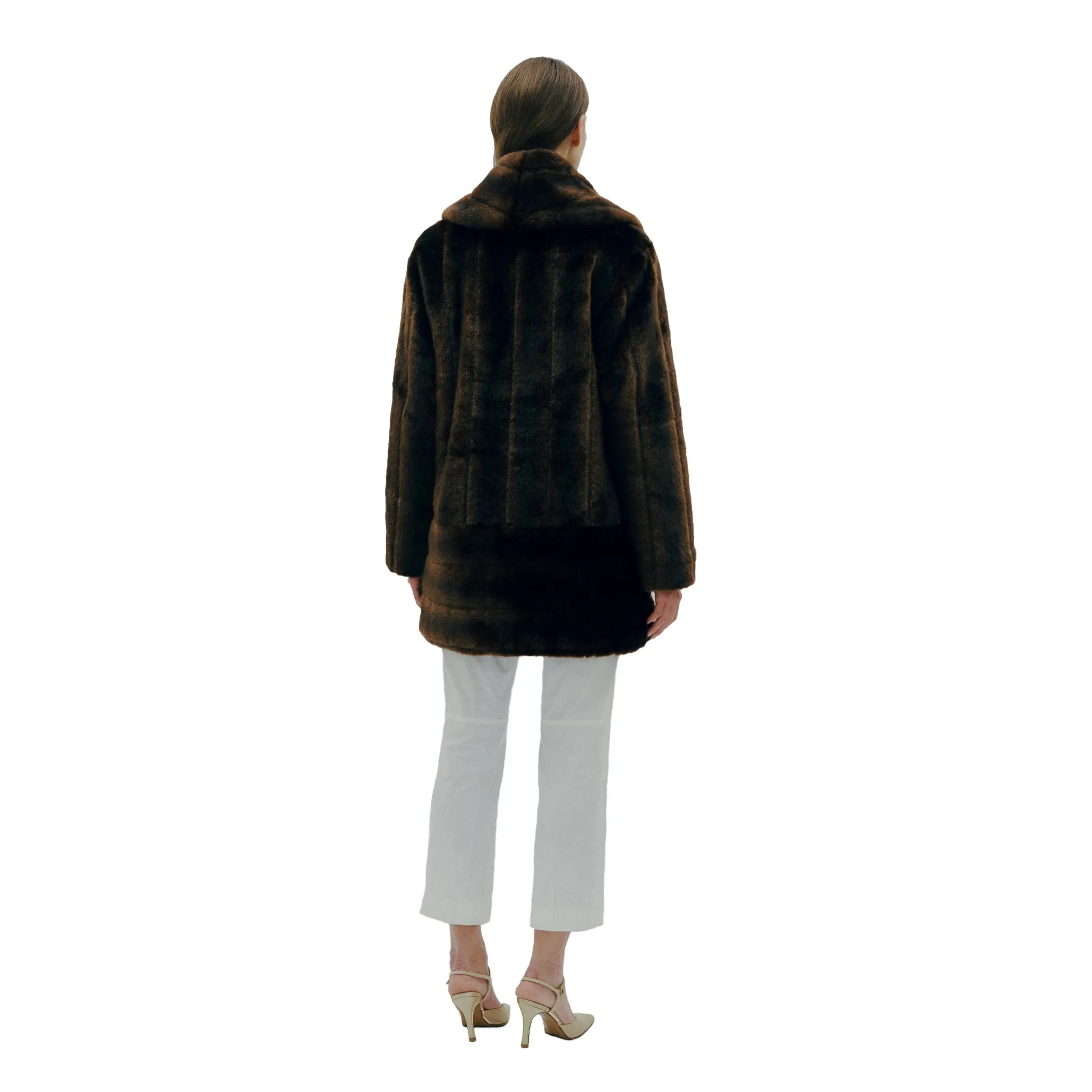 Labiatea Faux Fur Oversized Coat