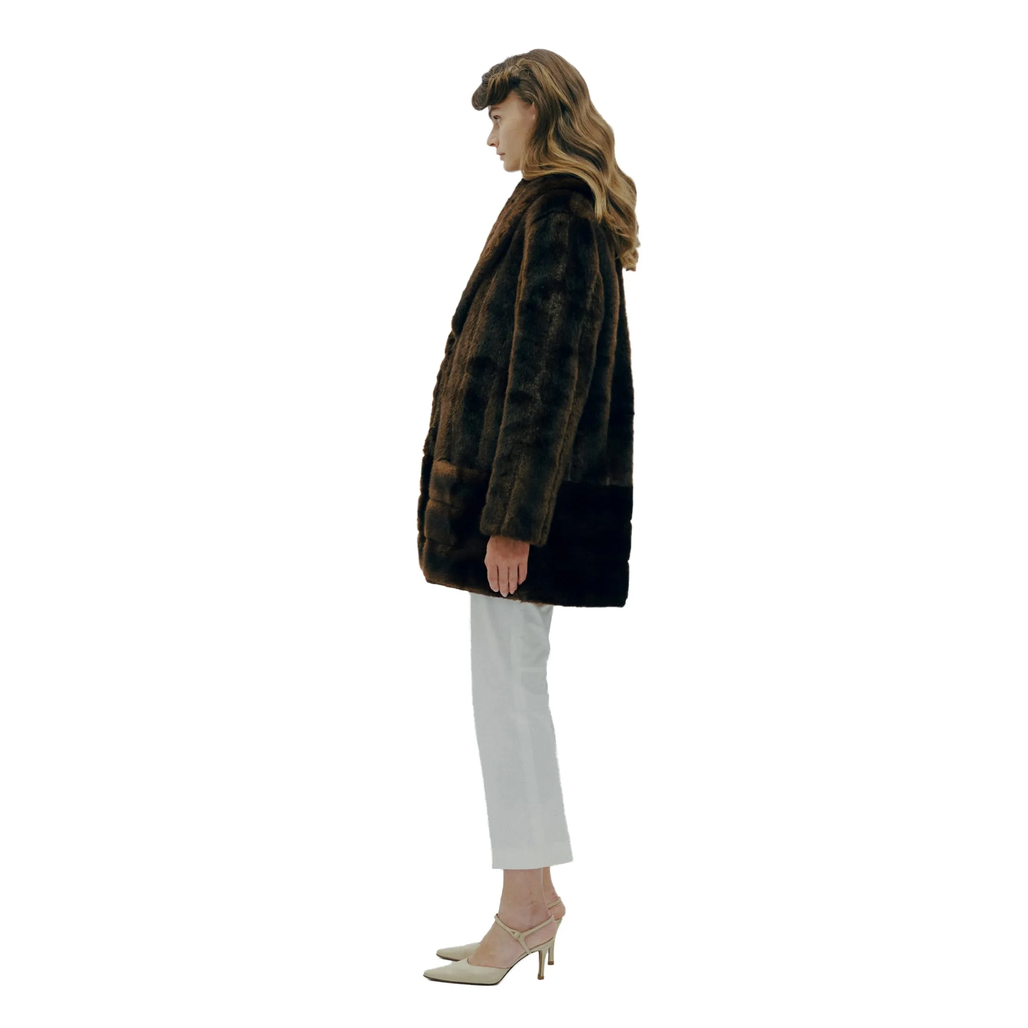 Labiatea Faux Fur Oversized Coat