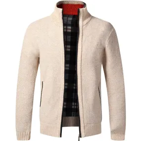 Men's Fleece Cardigan Sweater