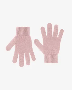 Merino Wool Gloves - Faded Pink