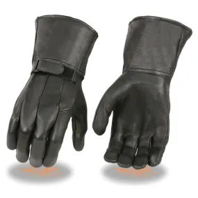 Milwaukee Leather-SH864TH-Men's Deerskin Thermal Lined Gauntlet Gloves