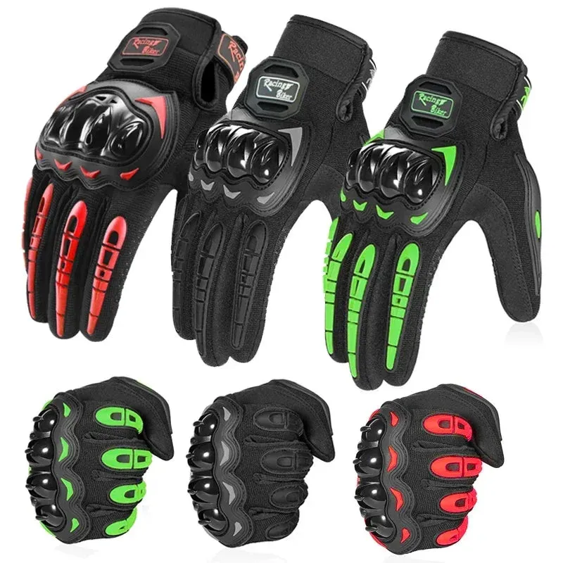 Motorcycle Skull Thermal Gloves