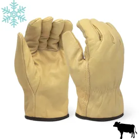 Single Pair - Sherpa Insulated Cowhide Leather Glove