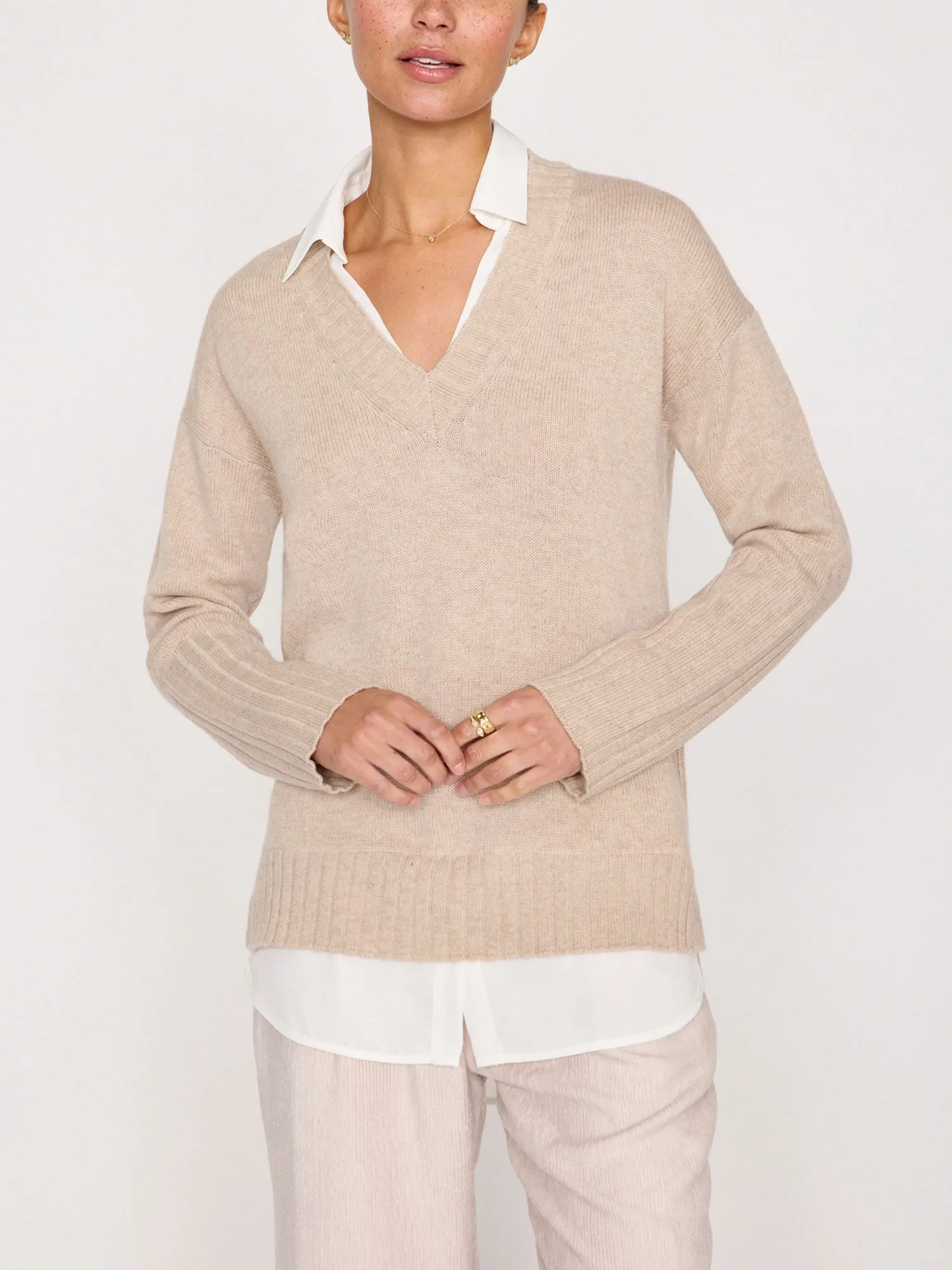 The Tatum Layered V Neck Looker