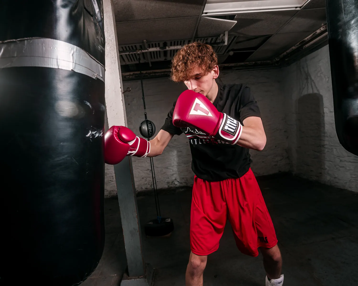 TITLE Boxeo Mexican Leather Training Gloves Quatro