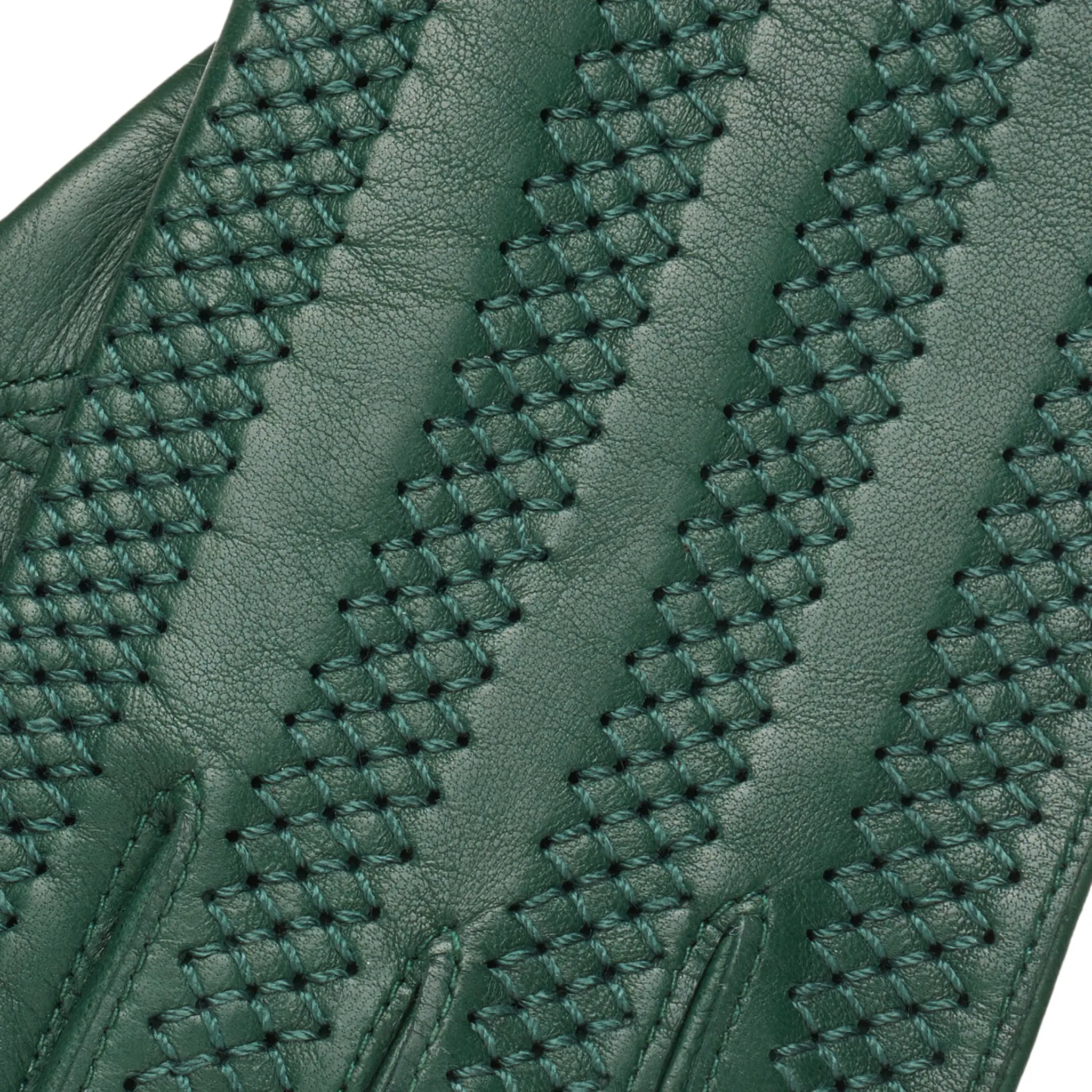 Vernazza Green Leather Gloves