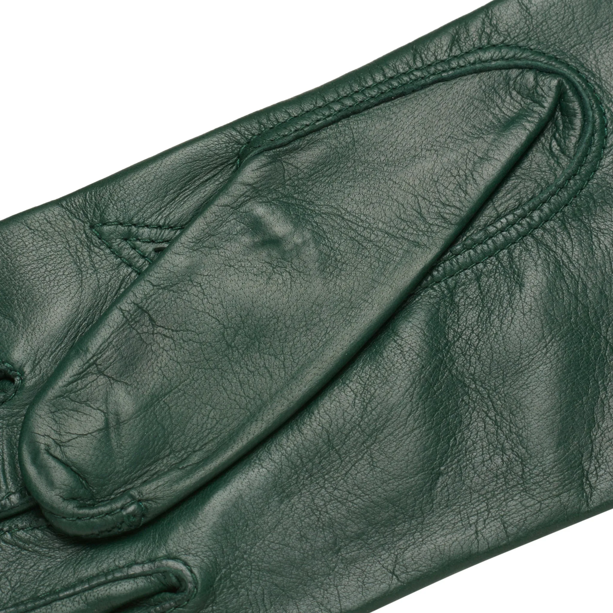 Vernazza Green Leather Gloves