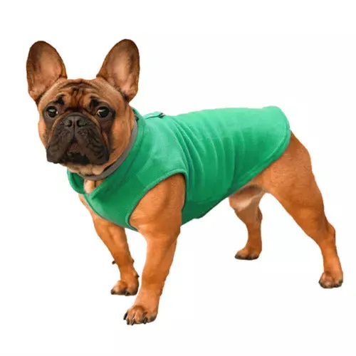 Warm Fleece Dog Sweater - Fleece Dog Pullover Vest With D-Ring