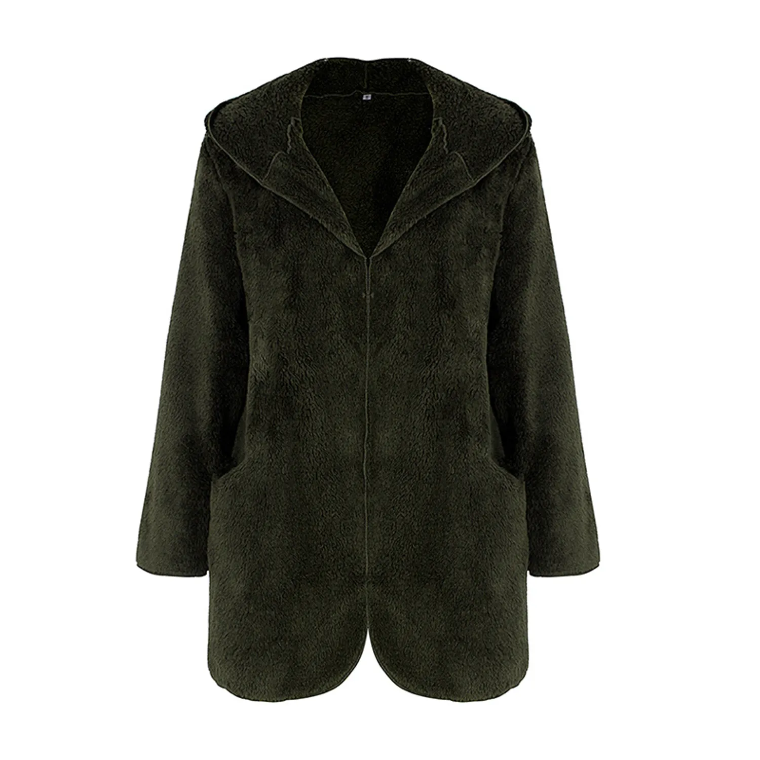 Women's Autumn/Winter Warm Plush Hooded Coat