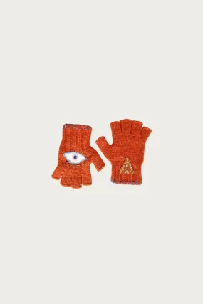 Wool FOLKTALE Gloves(SPEAKEASY) - Orange