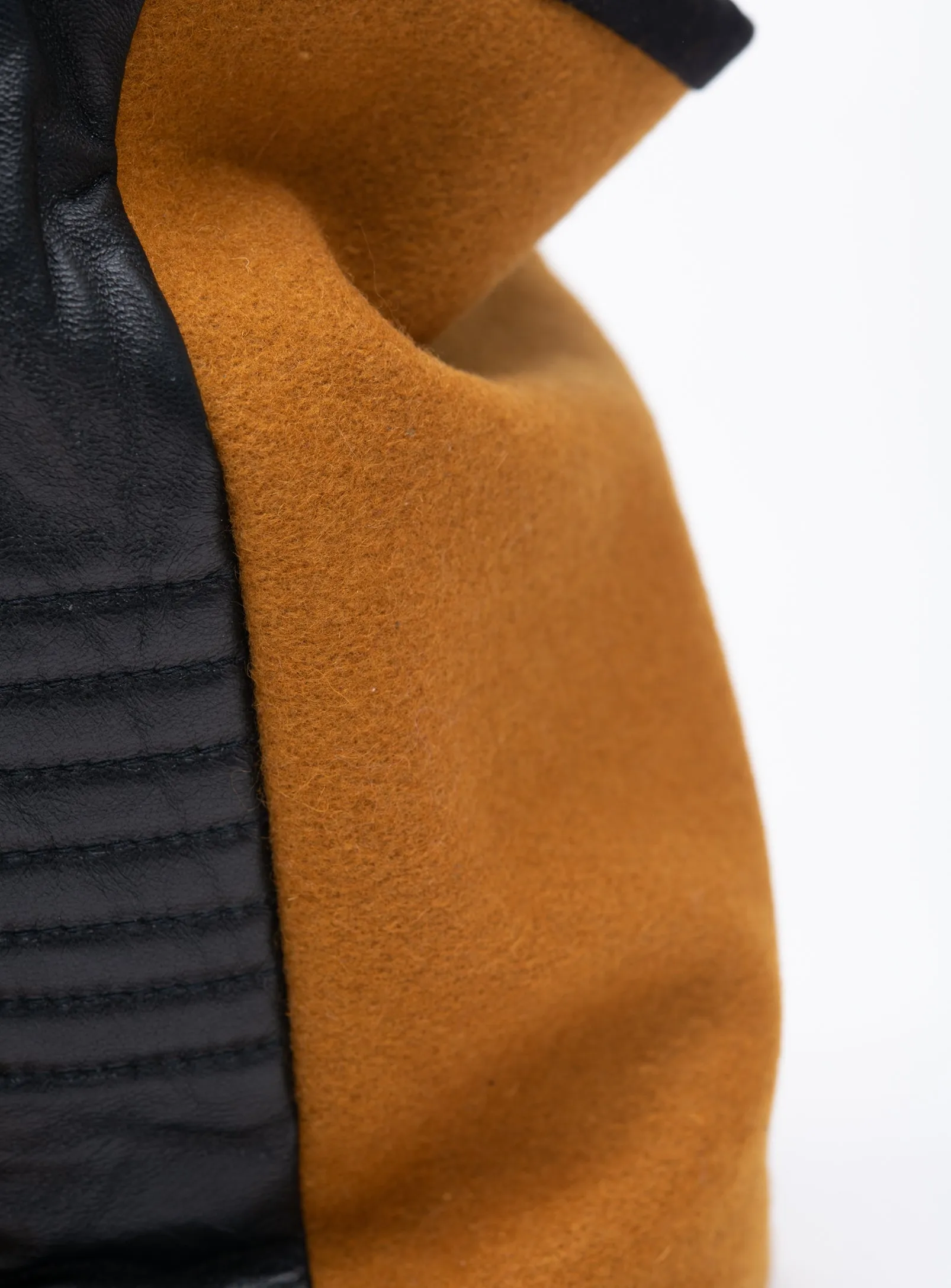 Wool Funnel Neck Scarf