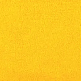 Yellow Solid Anti Pill Polar Fleece Fabric